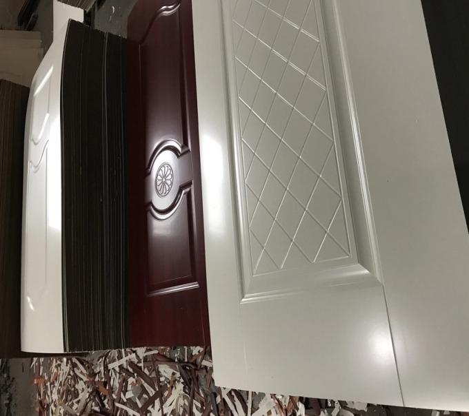 White Primer HDF Moulded Door Skin / Soundproof Door Skins For Interior Doors