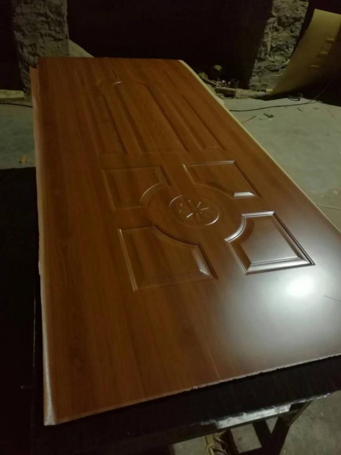 Decorative Elegant Wood Door Skin Panels / Interior MDF Laminate Door