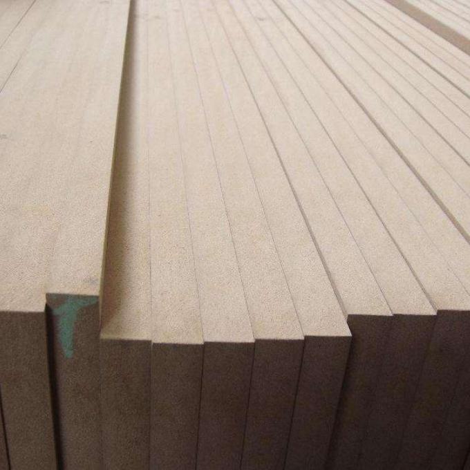 High Density MDF Furniture Board / Wood MDF Veneer Sheets 10-25mm Thickness