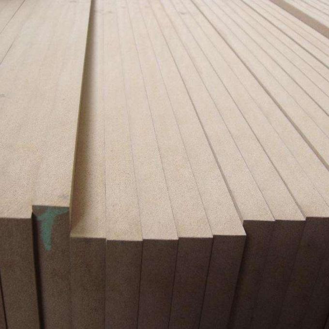 High Density MDF Furniture Board / Wood MDF Veneer Sheets 1025mm Thickness