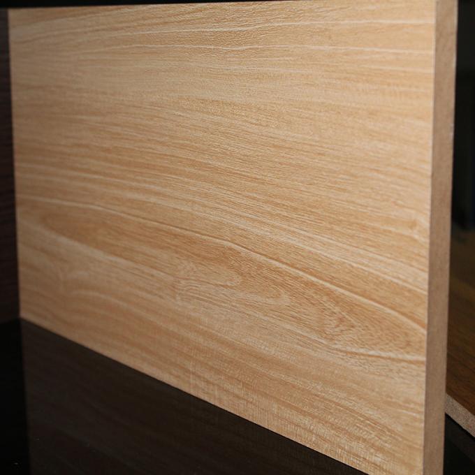 Solid Melamine Coated MDF Board , Office Table 18mm MDF Sheet 1200x2400mm