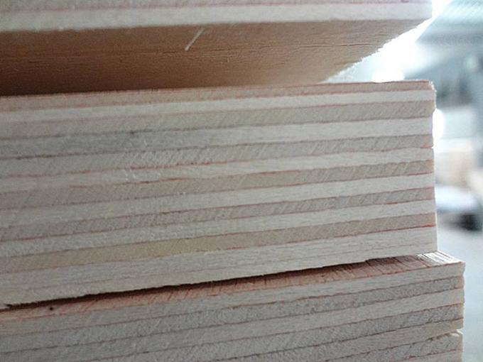 Poplar Core Commercial MR Grade Plywood , Hardwood Moisture Proof