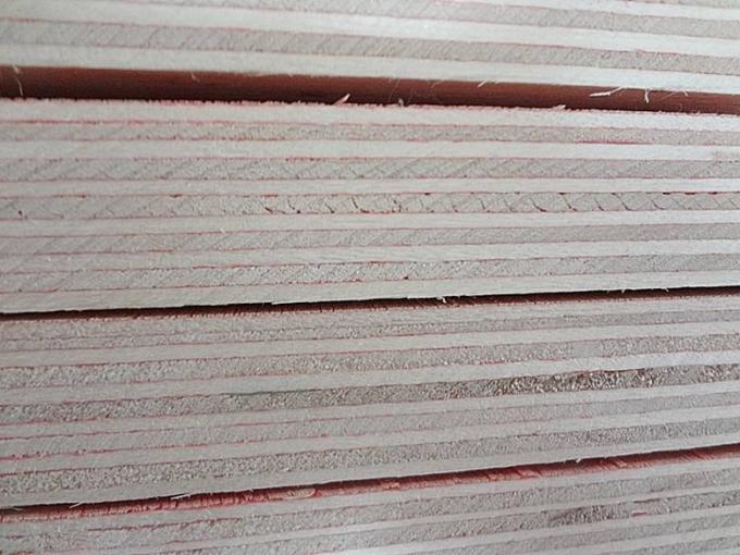 Poplar Core Commercial MR Grade Plywood , Hardwood Moisture Proof