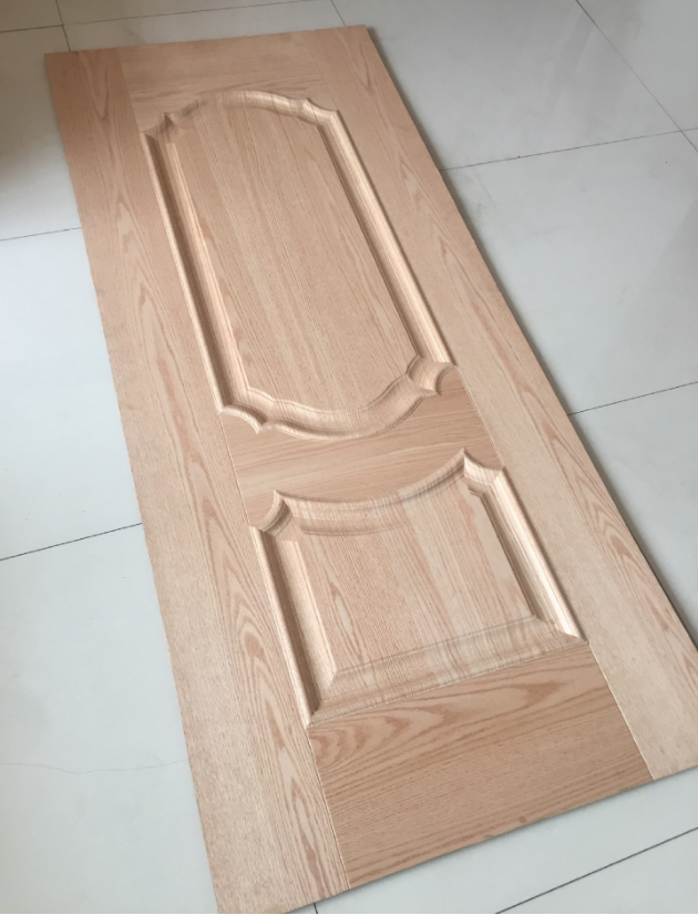 High Density Board Exterior Door Skins Water Resistant Wood Veneer Laminated Door Skin