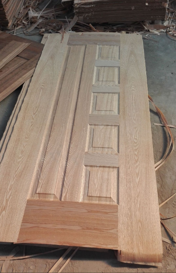 High Density Board Exterior Door Skins / Water Resistant Wood veneer Laminated Door Skin