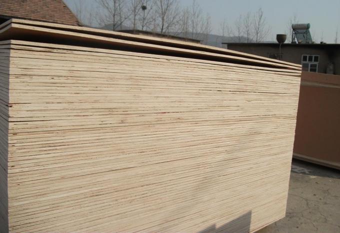 Poplar Core Plain Faced Commercial Grade Plywood For Pallet Package Use