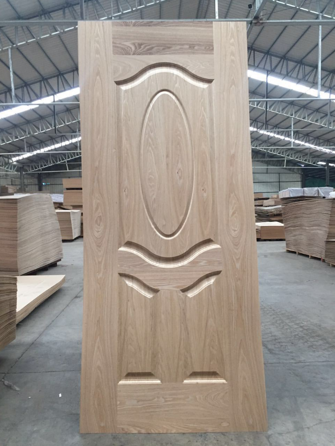Wood Grain MDF Door Skin , Interior Door Skins With Different Designs