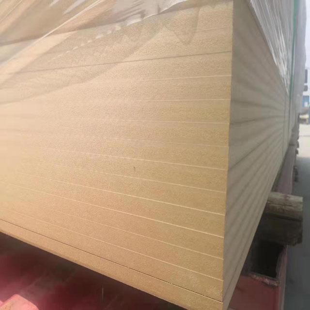E1 Formaldehyde Emission Raw Laminated Mdf Panels Decoration 15x1220x2440mm