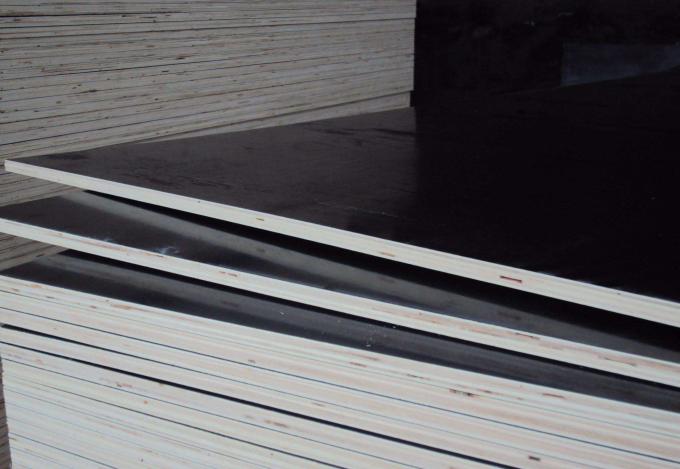 15mm Black Brown Concrete Shuttering Plywood One Time Hot Press Poplar Core