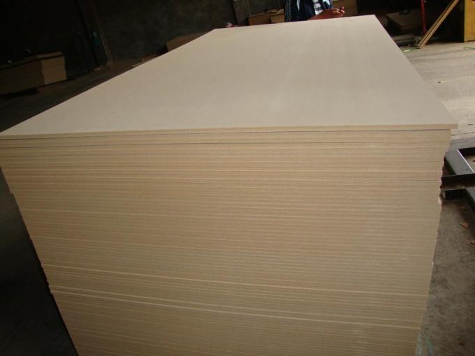 Raw / Plain High Density Fiberboard Sheets Waterproof Wood Fiber Material Panel