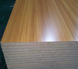 E1 E2 Melamine Paper Faced Laminated Block Board For Packaging Flooring 18mm
