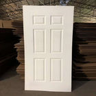 Environmental Friendly White Faced Hdf Door Skin For Exterior House Decoration