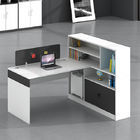 Ergonomic design wood veneer office furniture melamine particle board office desk
