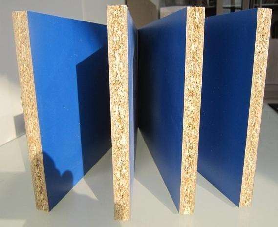 Blue Water Resistant Laminated Particle Board Chipboard For