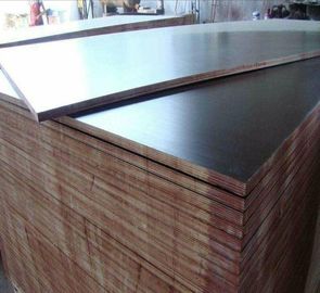 China Concrete Formwork Film Faced Marine Plywood , WBP Glue Film Coated Plywood Panel factory