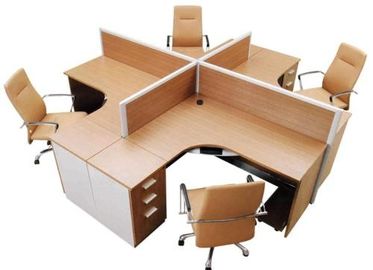 China Standard Double Divisions Particle Board Office Furniture For Executive Office Decor factory