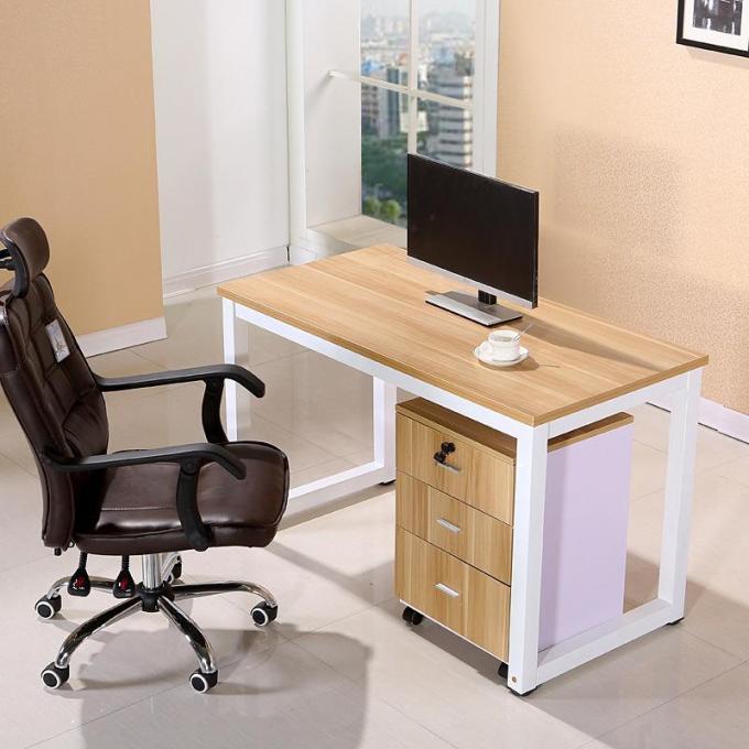 Simple Design Particle Board Office Desk , Executive Solid Wood