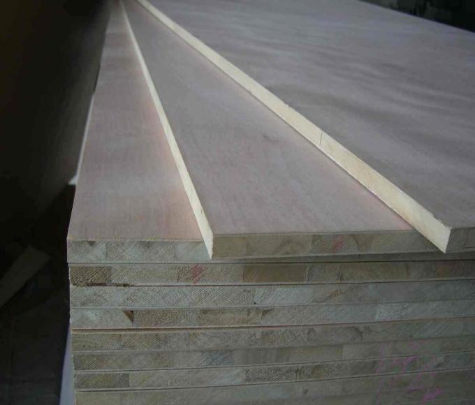 Double Sides Faced 19mm Block Board / Paulownia Hardwood Block Board