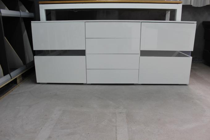 High Bending Strength Particle Board TV Stand With Drawers Strong Nail Holding