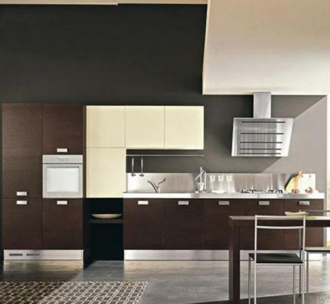 Moisture Proof Particle Board Kitchen Cabinets With Handles And Hinges