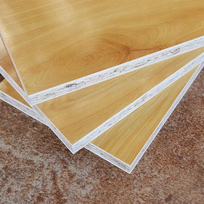 Poplar Core Melamine Coated Particle Board / WBP Glue Laminated Particle Panels