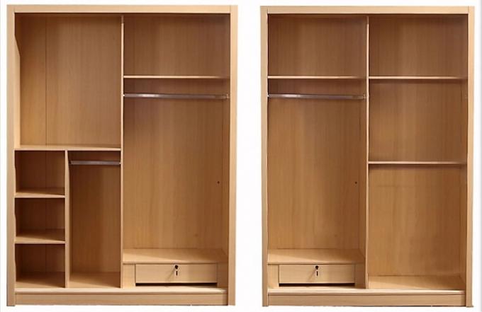 Modern Style Particle Board Wardrobe With no door for bedroom furniture
