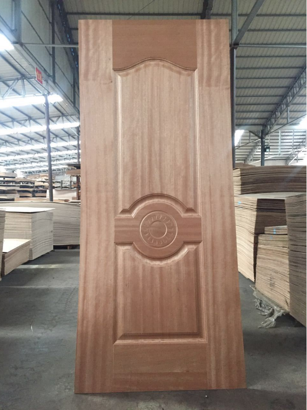 Wood Grain MDF Door Skin , Interior Door Skins With Different Designs