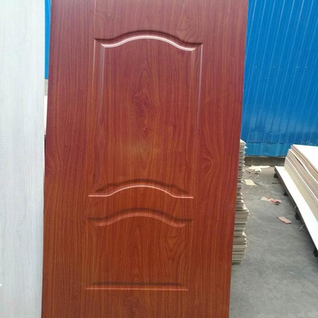 5mm One Style Melamine Faced Interior Wood Door Skins , HDF Door Skin
