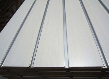 Slotted 18mm Melamine Faced MDF Board / Fancy Medium Density Fiberboard Sheets