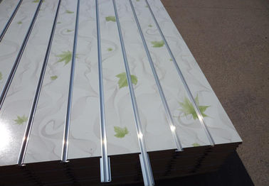 Exhibition Hook Prelaminated MDF Board , Grooved UV 18mm MDF Sheet 1200x2400mm