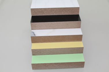 Colored Solid Wood Grain MDF Board , Decoration Laminated MDF Wall Panels