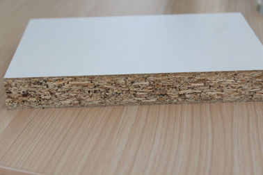 Indoor Solid Core Plain Particle Board , Anti - Impact High Density Particle Board