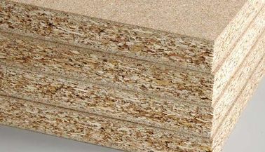 Indoor Solid Core Plain Particle Board , Anti - Impact High Density Particle Board