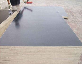 Melamine Glue BB/BB Black Film Coated Plywood , Soundproof Exterior Cedar Plywood Panels