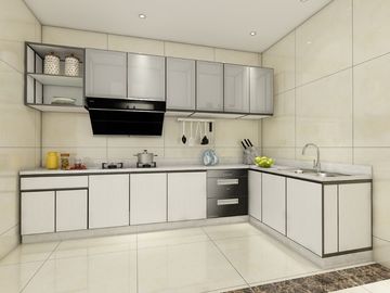 Hettich White Solid Wood Kitchen Cabinets / Blum White Wood Kitchen Cupboards