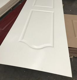 White Primer HDF Moulded Door Skin / Soundproof Door Skins For Interior Doors