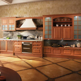 Customized Color Particle Board Kitchen Cabinets For Residential Decorating Furniture