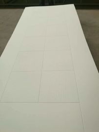 Simple White Melamine MDF Door Skin With Customized Printing Scratch Resistance