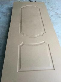 Simple White Melamine MDF Door Skin With Customized Printing Scratch Resistance