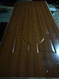 No Deformation Colored MDF Door Skin With Wood Veneer Finishing Surface 2-4mm