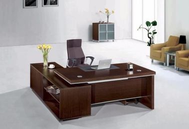 Anti Dirty Wood Furniture Computer Desk , High End Managing Director Office Furniture