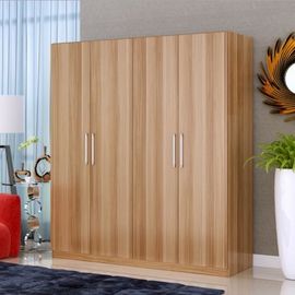 Stable Performance Particle Board Wardrobe With Wire Basket Drawers Hardware