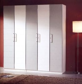 Laminated Particle Wood Storage Cabinets With Doors And Shelves Customized Size