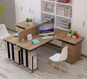 Environmental Friendly Hardwood Home Office Desk , Small MDF Wooden PC Table