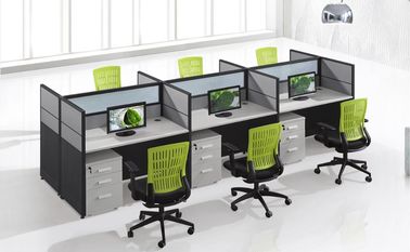 Unique Style Staff Particle Board Office Furniture With MFC Melamine Face Chipboard