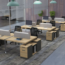 Unique Style Staff Particle Board Office Furniture With MFC Melamine Face Chipboard