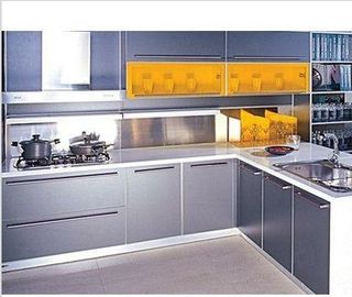 Modern Desigh Frameless Kitchen Cabinets / Fashion Flat Pack Kitchen Cabinets