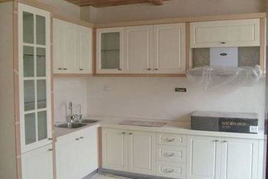 Elegantly Particle Board Kitchen Cabinets For Commercial Office Building Decor