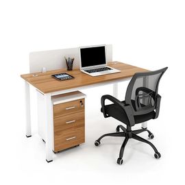 Modern style melamine faced wooden executive office desk staff workstation office desk from China factory direct selling