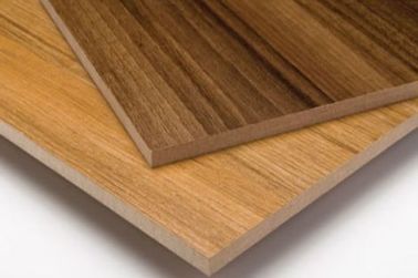 Solid Melamine Coated MDF Board , Office Table 18mm MDF Sheet 1200x2400mm